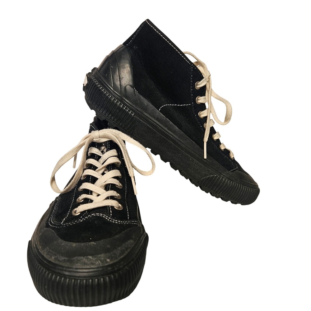 Vans Destruct Mid MTE Sneakers Men 7.5 Women 9 Black Suede Primaloft‎ UltraCush